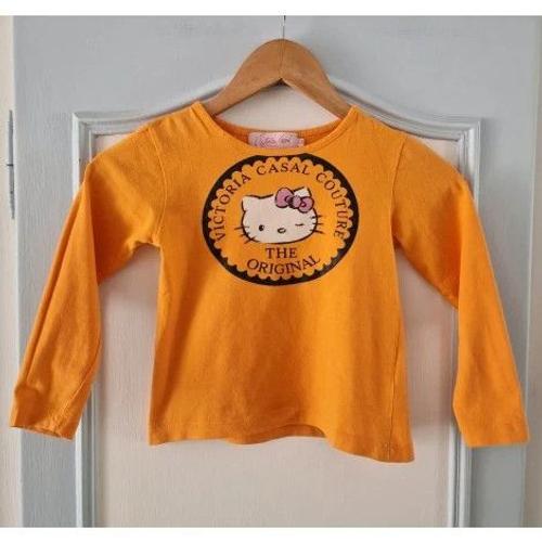 T-Shirt Victoria Couture Hello Kitty, Taille 6 Ans