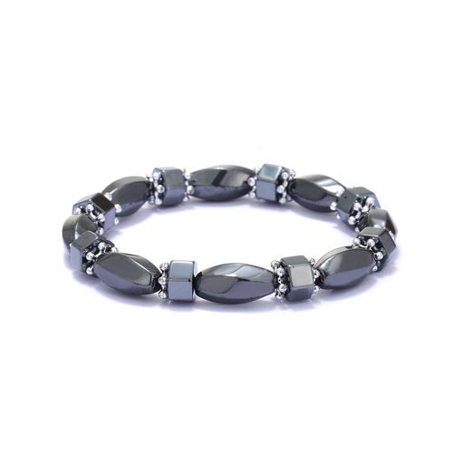 Bracelets De Pierres Biliaires Noires Coupées Colorées A Double Couche De Vente Chaude Bracelet De Magnétite D'hématite Pour Bracelet Femme-Aimant