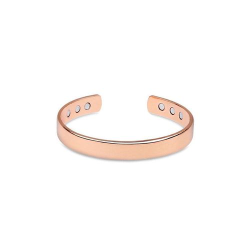 Aimant Ensemble Magnétique Mode Stockage Brillant Ouverture Couple Réglable Anneau Bracelet - Bracelet Or Rose