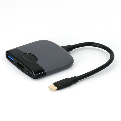 Commutateur de concentrateur USB C, station d'accueil portable, commutateur S6 TV S6, Type C vers HD, 4K, USB 3.0, 3 en 1
