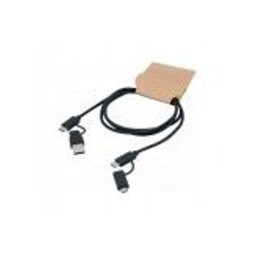 exertis Connect - Câble USB - USB, 24 pin USB-C (M) pour Micro-USB de type B, 24 pin USB-C (M) - USB 2.0 - 1 m - noir