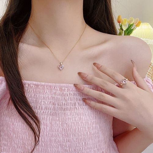 Collier En Acier Au Titane Rétro Pendentif Perle Haut De Gamme Polyvalent Pour Femme Ins Vent Hot Girl Clavicule Chaîne Bijoux-X974 Or (Acier Au Titane)