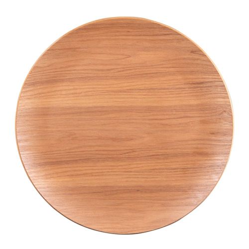 Assiette De Présentation Bois Naturel 34 Cm