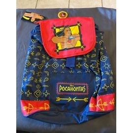 Sac à dos , vintage retro année 80/90 , disney pocahontas indien NEUF avec étiquette