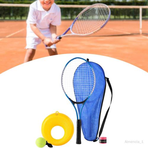 Auto-Entraînement Entraînement En Solo Entraînement Au Tennis Outil De Raquette De Tennis, Joueur Unique Pratique, Équipement Durable Entraînement En , Enfant Avec Sac