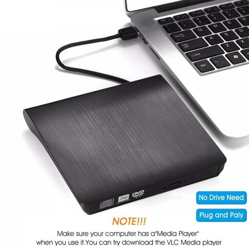 Lecteur CD/DVD Externe Usb 3.0,Noir - 2