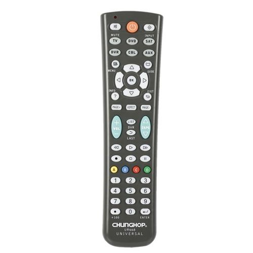 Télécommande pour Chunghop UR668 TV DVD SAT DVR CBL AUX, contrôleur d'exploitation 6 revie, nouveau