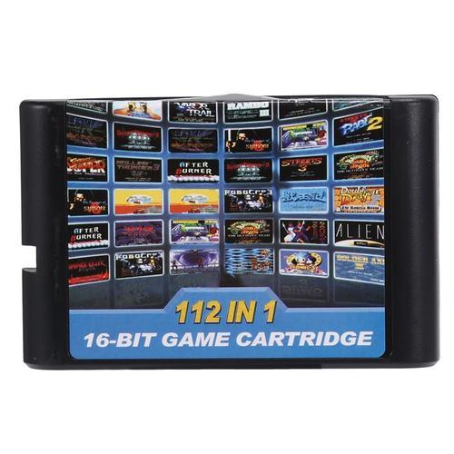 Cartouche De Jeu 112-En-1 16 Bit, Pour Sega Megadrive Genesis, Pour Pal Et Ntsc