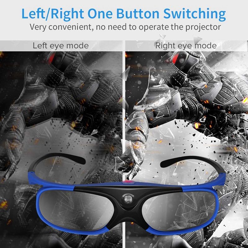Lunettes 3D  obturateur actif dlp-link, 2 pices, rechargea... - 2