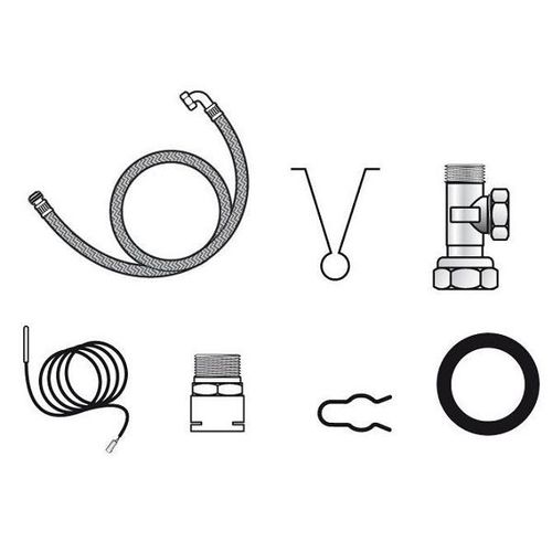 Kit avec raccordement hydraulique intégré pour réchauffeur séparé gamme 2000 ECO RADIO SYSTEM - FRISQUET - F3AA40447