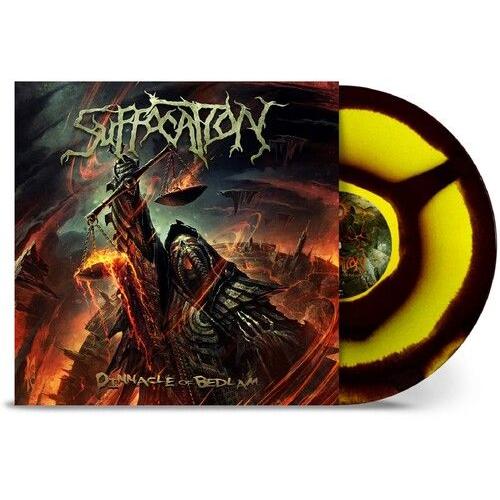 Suffocation - Pinnacle Of Bedlam - Yellow/Black Corona [Vinyl Lp] Black, Colored Vinyl, Gatefold Lp Jacket, Yellow