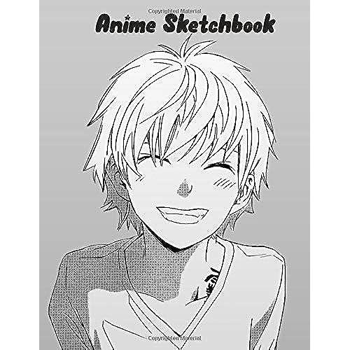 Anime Sketchbook: 100 Blank Pages Comic Manga Anime Sketch Book For For Drawing Anime Manga Comics, Doodling Or Sketching | Anime Drawing Book | Blank Drawing Paper | Otaku & Artist Gift