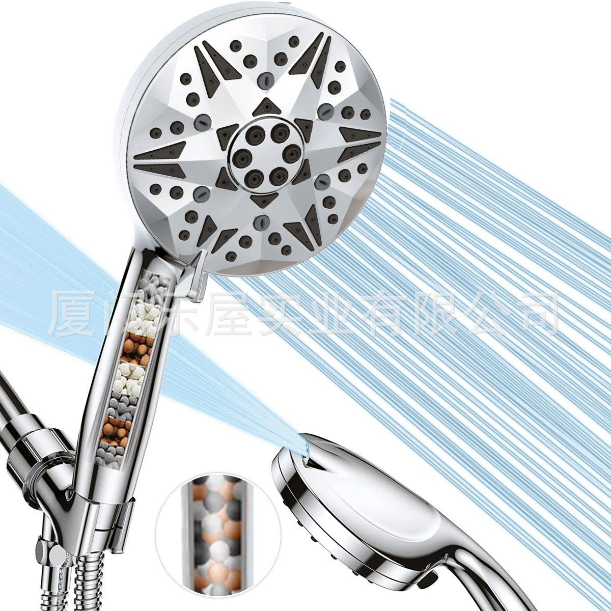 Pommeau de douche europen et amricain 10 fonctions buse d'... - 5