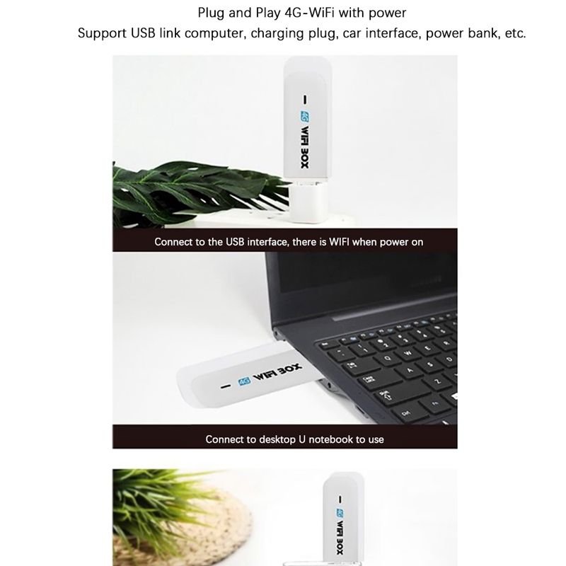 Fesse TDD-Mini routeur Wifi USB 4G sans fil, portable, 150Mb... - 2