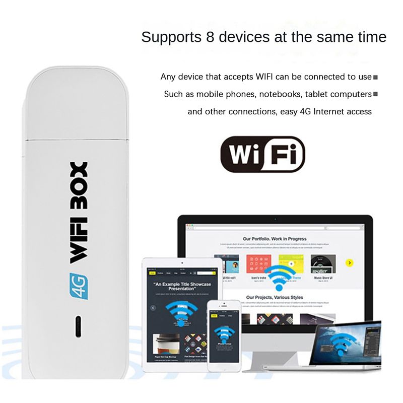 Fesse TDD-Mini routeur Wifi USB 4G sans fil, portable, 150Mb... - 3