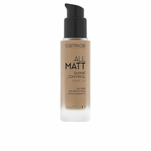 Catrice - All Matt Shine Control Make Up Fond De Teint Matifiant 046 N Neutral Toffee Fond Teint 046n, Neutral Toffee, 30 Ml 30 Ml 