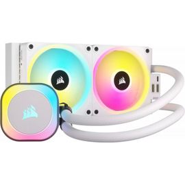 Corsair Icue Link H100i Rgb Komplett-wasserkühlung - 240 Mm, Weiß