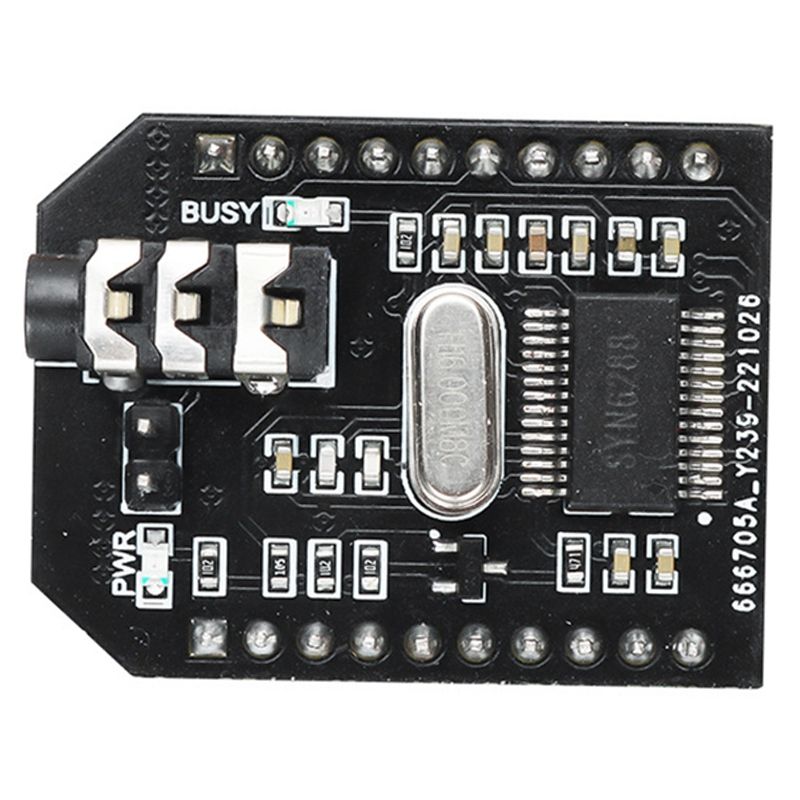 Module de capteur vocal SYN6288, Module de contrle de Commu...