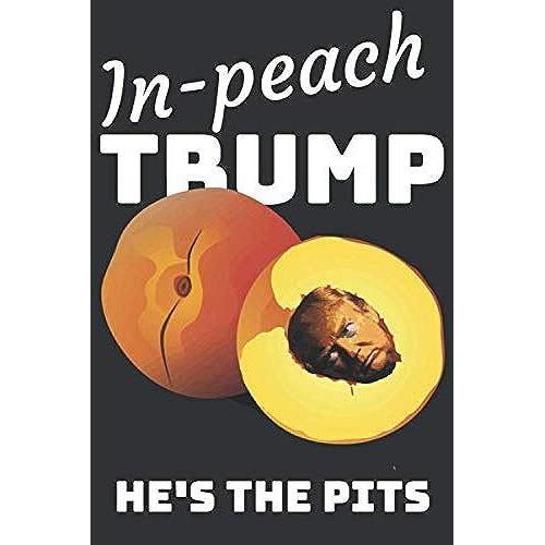 Inpeach Trump: Funny Novelty Impeach Trump Gift Small Lined Notebook (6" X 9")
