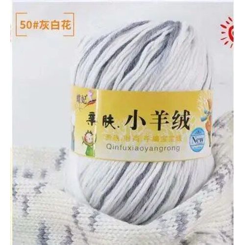 Fil De Cachemire Tricoté À La Main Pour Bébé Et Dames,Fil Au Crochet,Bricolage,Écharpe Et Pull Faits À La Main,Haute Qualité,50g Par Pelote,132m #R5