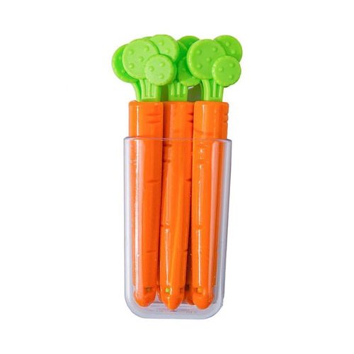 Bancs De Clips De Sacs Alisensportables En Forme De Carotte,Outils De Rangement De Cuisine,5 Pièces