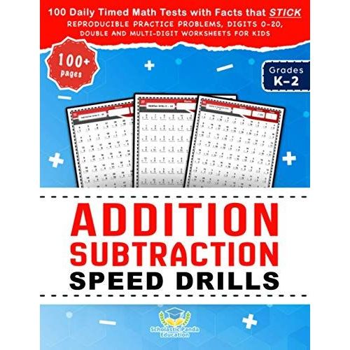 Addition Subtraction Speed Drills