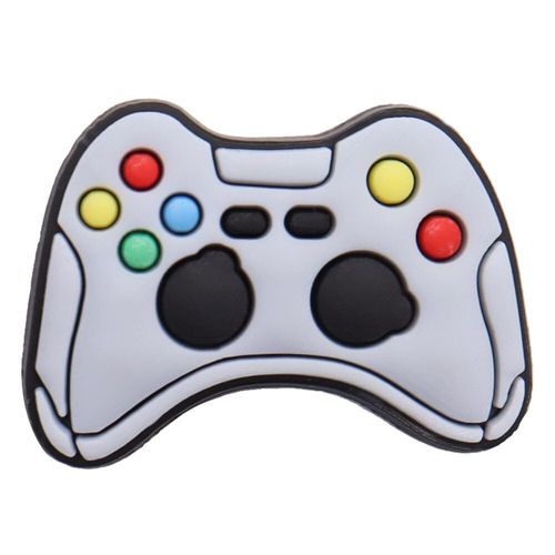 Breloques De Chaussure En Pvc Pour Enfants,Manette De Jeu,Robot,Téléphone Portable,Console De Jeu,Accessoires De Construction,Décorations,Bouton,Ornement,Cadeau Pour Garçons,1-3 - Type Lemon Yellow