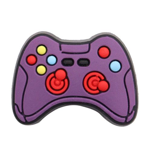 Breloques De Chaussure En Pvc Pour Enfants,Manette De Jeu,Robot,Téléphone Portable,Console De Jeu,Accessoires De Construction,Décorations,Bouton,Ornement,Cadeau Pour Garçons,1-30 - Type Brun Clair