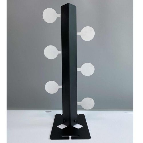 Cible De Tir À L'oscillation D'arbre De Duel De Bombe Molle D'air,Bb,Balle D'eau,Cible Avec 6 Plaques Cibles En Acier,Odorà Air Comprimé,Gastronomie,Cibles D'arbre