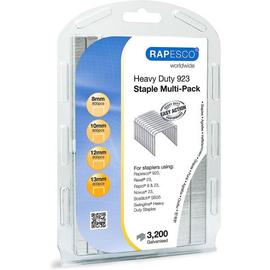 Agrafes - Assortiment De Plusieurs Tailles - 8mm - 10mm - 12mm - 13mm - Rapesco
