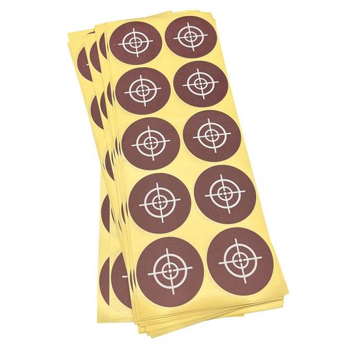Cibles Autocollantes-250 Pièces/Paquet-5 Options De Couleurs-2 ""/5cm De Diamètre-Motifs Croisés-Tir Et Chasse-Airsoft Slingshot Airgun - Type Chocolat
