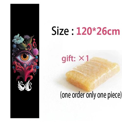 Bande Arina Pour Skateboard,120cm,En Papier De Verre,Anti-Dérapant,Coloré,Graphique,Protection - Type A3