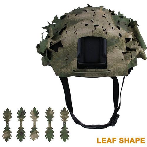 Juste De Casque En Maille Pour Airsoft,Camouflage 3d,Découpé Au Laser,En Forme De Cuir Chevelu,Pour Paintball,Parachutiste,Chasse,Accessoires - Type Ruins Camo #B