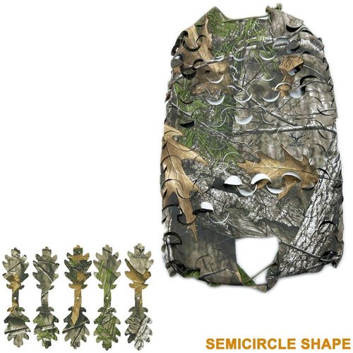 Juste De Casque En Maille Pour Airsoft,Camouflage 3d,Découpé Au Laser,En Forme De Cuir Chevelu,Pour Paintball,Parachutiste,Chasse,Accessoires - Type Leaf Camo #A