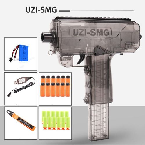 Pistolet Jouet Électrique En Plastique Mercedes I,Fléchettes De Tir À Rafale,Balle De Tête À Trou Mou,Volant D'inertie,Jeu Pour Enfant,Cadeau D'anniversaire Pour Garçon - Type Black 3