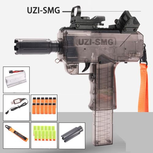 Pistolet Jouet Électrique En Plastique Mercedes I,Fléchettes De Tir À Rafale,Balle De Tête À Trou Mou,Volant D'inertie,Jeu Pour Enfant,Cadeau D'anniversaire Pour Garçon - Type Black 2