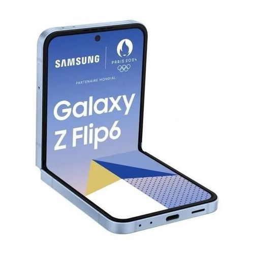 Smartphone Samsung GALAXY Z FLIP6 512Go BLEU 5G (2024) - Reconditionné - Excellent état