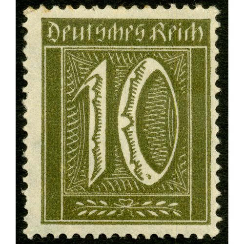 Timbre Oblitéré Deutsches Reich 10