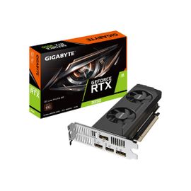 Gigabyte GeForce RTX 3050 OC 6G - Carte graphique - GF RTX 3050 - 6 Go GDDR6 - PCIe 4.0 profil bas - 2 x DisplayPort, 2 x HDMI - boîte