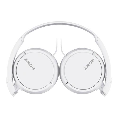 Sony MDR-ZX110AP - Écouteurs avec micro - circum-aural - filaire - jack 3,5mm - blanc