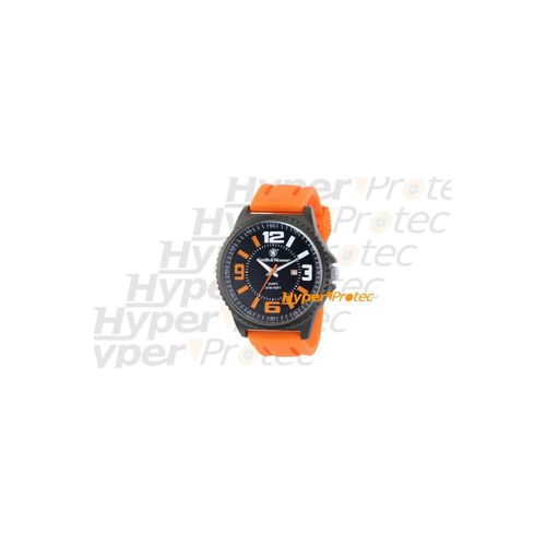 Montre Smith Wesson Avec Bracelet En Silicone Orange
