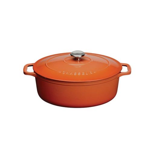 Chasseur - Cocotte En Fonte Ovale 33 Cm Chestnut - Sublime Puc473399