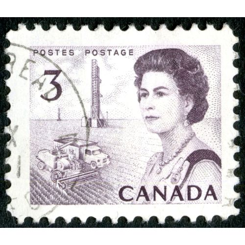 Timbre Oblitéré Canada Postes Postage 3