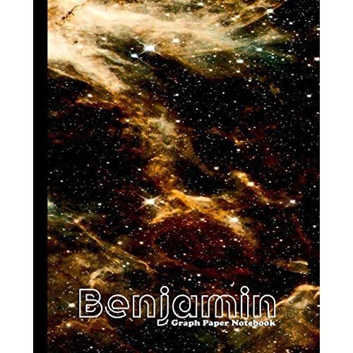 Graph Paper Notebook. Custom Notebook, Name Benjamin, Size 7.5*9.25 Inches, 110 Pages, Quad Rule [5*5]: Custom Graph Paper Notebook For Benjamin. Gift For Men, Boy, Teens, Student, School