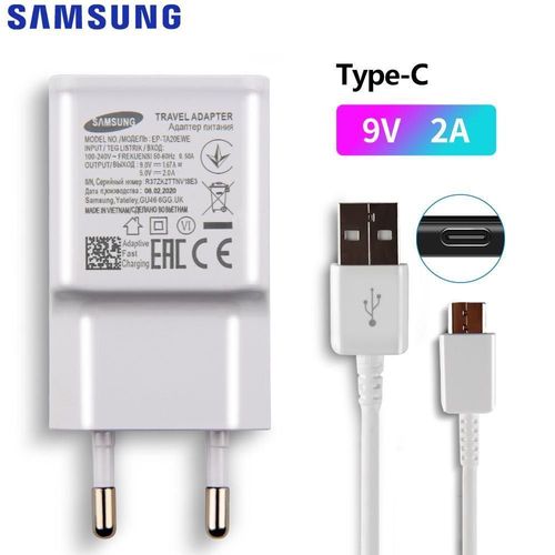 Chargeur Rapide 15W 2A Adaptateur Secteur Avec Câble 100cm Chargeur Origine Pour Samsung Tablette Galaxy Tab A9 / Tab A9+ Plus