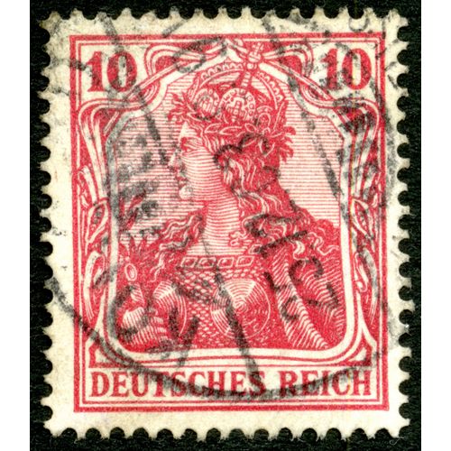 Timbre Oblitéré Deutsches Reich 10