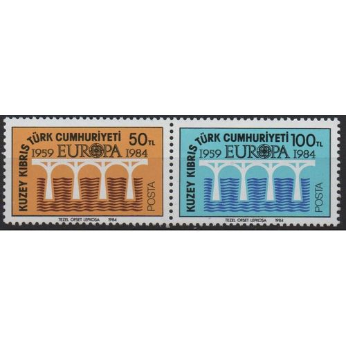 Chypre Turc Timbres Europa 1984