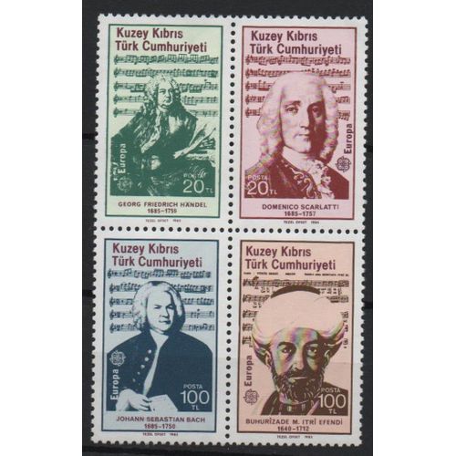 Chypre Turc Timbres Europa 1985