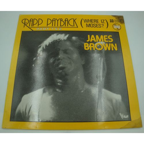 James Brown - Rapp Payback Part 1 & 2 - Where Is Moses - Maxi 12"" 1980 Vogue