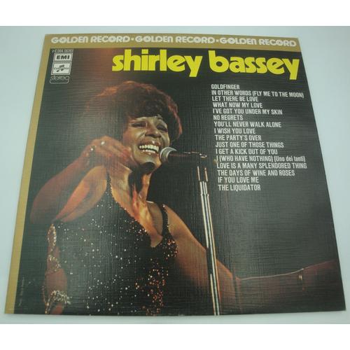 Shirley Bassey - Golden Record Lp 1975 Columbia - Goldfinger/No Regrets/I Wish Your Love